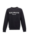 Logo Printing Sweatshirt Black - BALMAIN - BALAAN 1