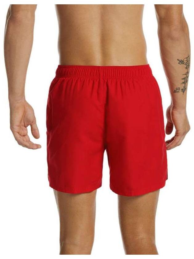 Men's Swim Essential 7 Volley Shorts Red - NIKE - BALAAN 3