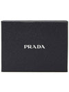 Saffiano Metal Logo Card Wallet Black - PRADA - BALAAN 8