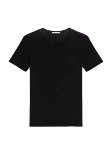 Shrunken Short Sleeve T-Shirt Black - HELMUT LANG - BALAAN 1