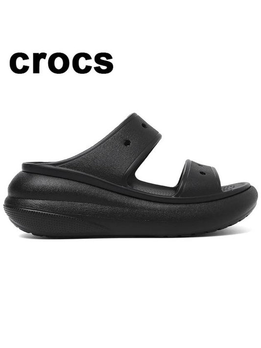 Slide Crush Sandals Black 207670 001 - CROCS - BALAAN 1