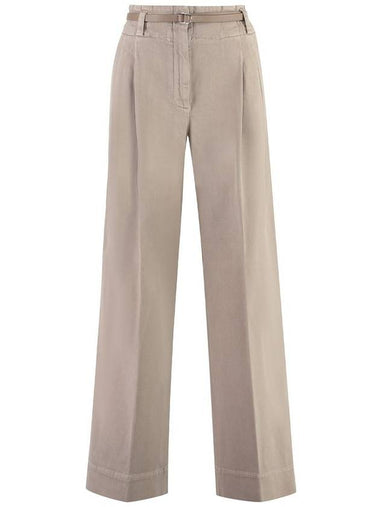 Peserico Cotton Gabardine Trousers - PESERICO - BALAAN 1