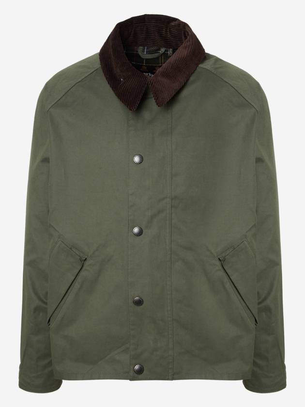 OS Transporter Casual Zip Up Jacket Sage - BARBOUR - BALAAN 2