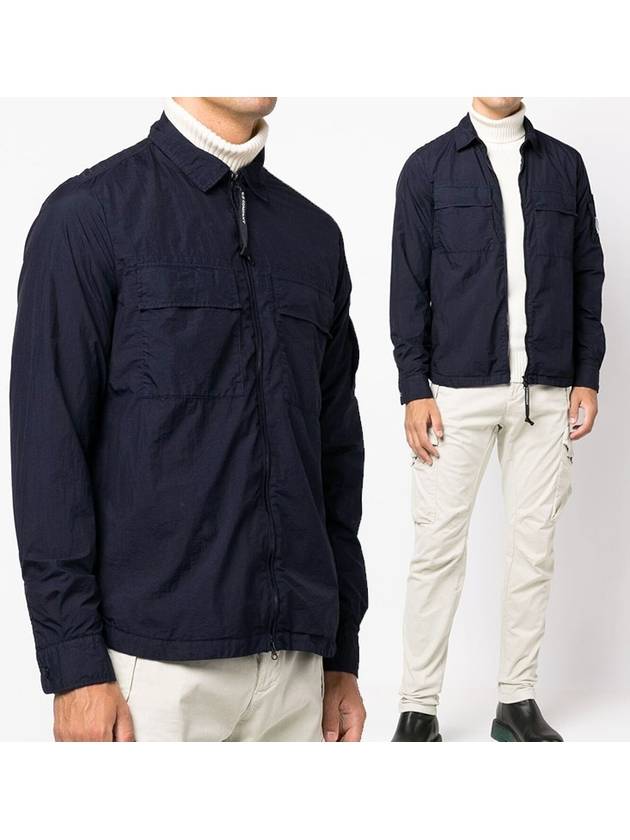 Taylon L Zip-Up Jacket Navy - CP COMPANY - BALAAN 2