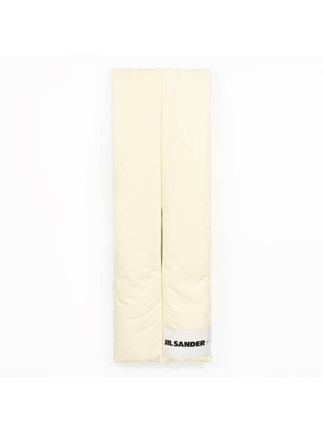 Logo Patch Down Muffler Light Beige - JIL SANDER - BALAAN 1