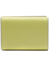 Saffiano Color Block Tri-Fold Half Wallet Green - MARNI - BALAAN 5