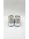 Bouncing Mesh Suede Goatskin Low Top Sneakers Gris Temperance - HERMES - BALAAN 6