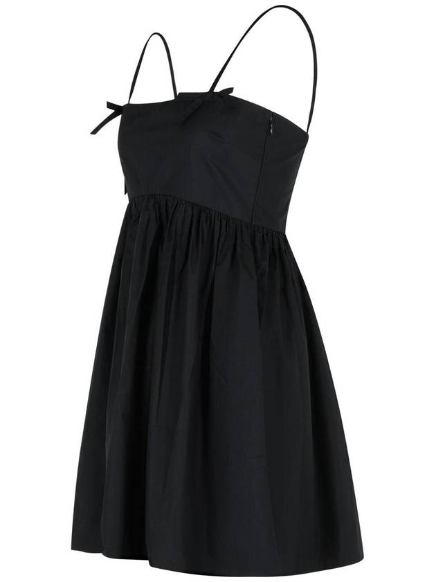 Ganni Black Cotton Dress - GANNI - BALAAN 2