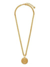 Crystal Tribute Medusa Charm Pendant GoldTone Chain Necklace - VERSACE - BALAAN 2