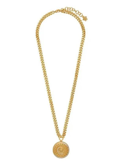 Crystal Tribute Medusa Gold Tone Necklace DG17559 DJMX DCO0H - VERSACE - BALAAN 2