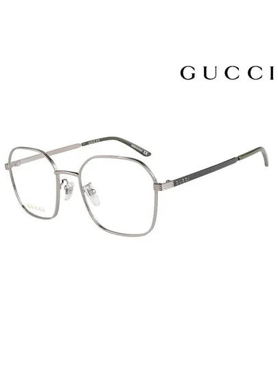 Eyewear Square Metal Glasses Black - GUCCI - BALAAN 2