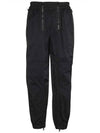 Zipper Detail Nylon Track Pants Black - BOTTEGA VENETA - BALAAN 2