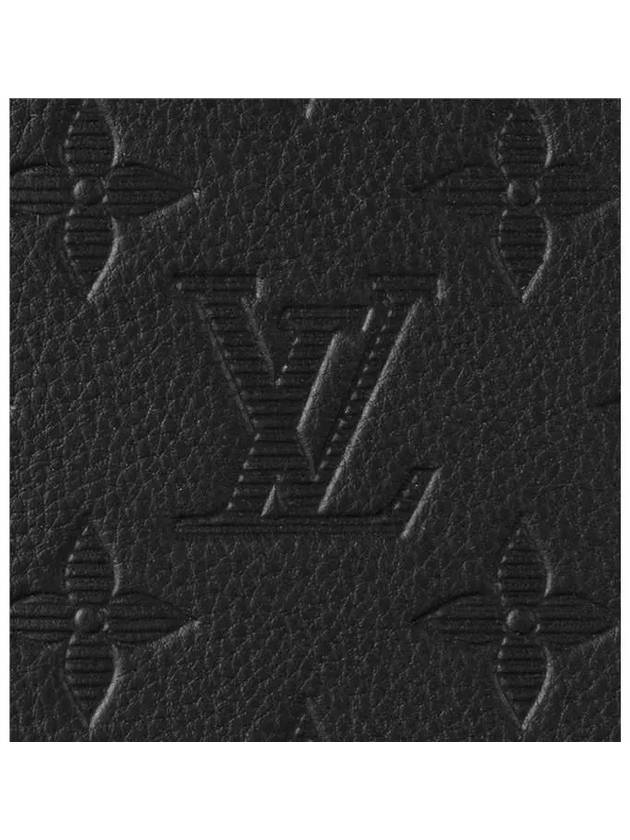 Brazza Monogram Long Wallet Black - LOUIS VUITTON - BALAAN 4