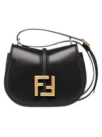 C'mon Small Leather Cross Bag Black - FENDI - BALAAN 1