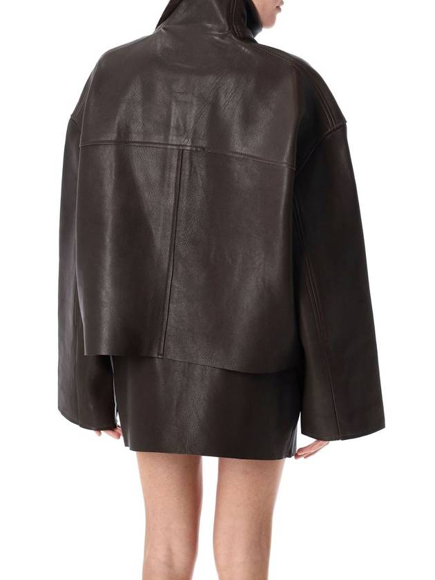 Remain Birger Christensen Bonded Leather Jacket - REMAIN BIRGER CHRISTENSEN - BALAAN 2