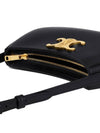 Calfskin Medium Tilly Shoulder Bag Black - CELINE - BALAAN 5