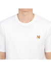 Fox Head Patch Classic Short Sleeve T-Shirt White - MAISON KITSUNE - BALAAN 8