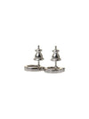 SALVATORE FERRAGAMO Gancini Earings Silver 760120 696433 - SALVATORE FERRAGAMO - BALAAN