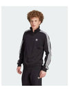 Adicolor Classic 3 Stripe Half Zip Up Anorak Black - ADIDAS - BALAAN 2