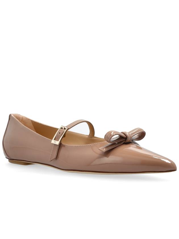 Stuart Weitzman Patent Ballet Flats Felicity, Women's, Beige - STUART WEITZMAN - BALAAN 4