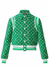 Women's Monogram Toweling Bomber Jacket Green 1AA9F1 - LOUIS VUITTON - BALAAN 2