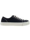 Tabi Canvas Low Top Sneakers Black - MAISON MARGIELA - BALAAN 3