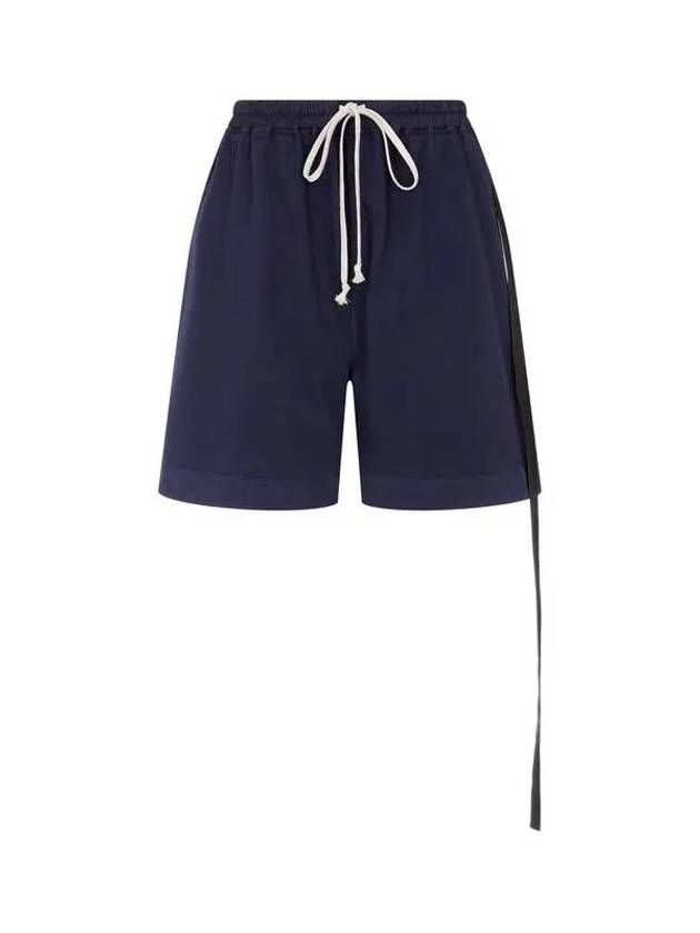 WOMEN DRKSHDW Drawstring Boxer Shorts Indigo - RICK OWENS - BALAAN 1