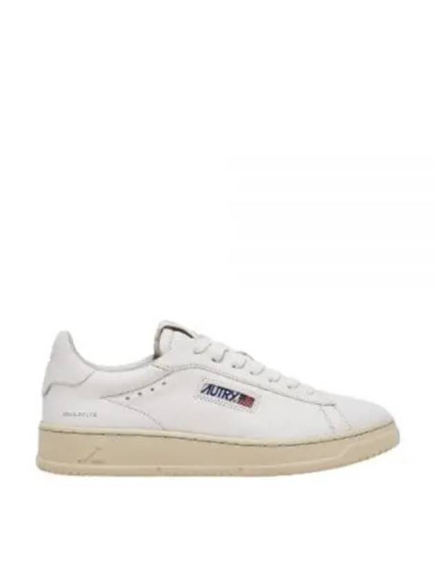 Dallas White Tab Leather Low Top Sneakers White - AUTRY - BALAAN 2