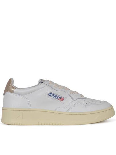 Medalist Goatskin Low Top Sneakers Gold White - AUTRY - BALAAN 2