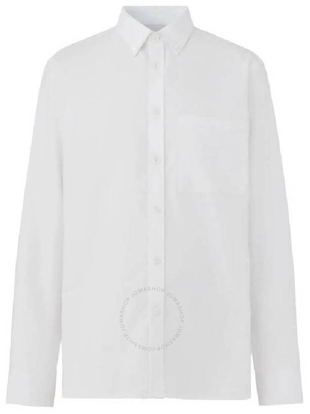 Long Sleeve Shirt 8055779 A1462 OPTIC WHITE - BURBERRY - BALAAN 2