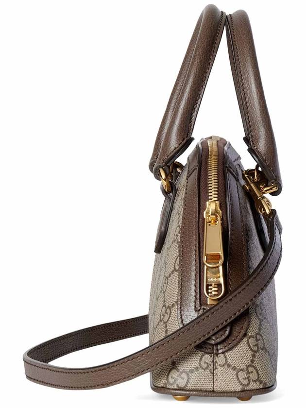 Ophidia Ebony GG Supreme Small Handle Tote Bag Beige Ebony - GUCCI - BALAAN 5