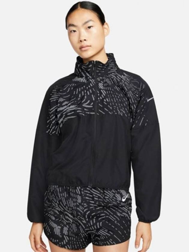 Run Division Reflective Running Jacket Black - NIKE - BALAAN 2