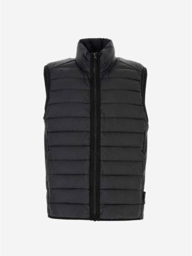 Loom Woven Chambers Recycled Nylon Down TC Vest Black - STONE ISLAND - BALAAN 2