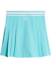 Isabel Pleated Skirt Blue Curacao - J.LINDEBERG - BALAAN 2