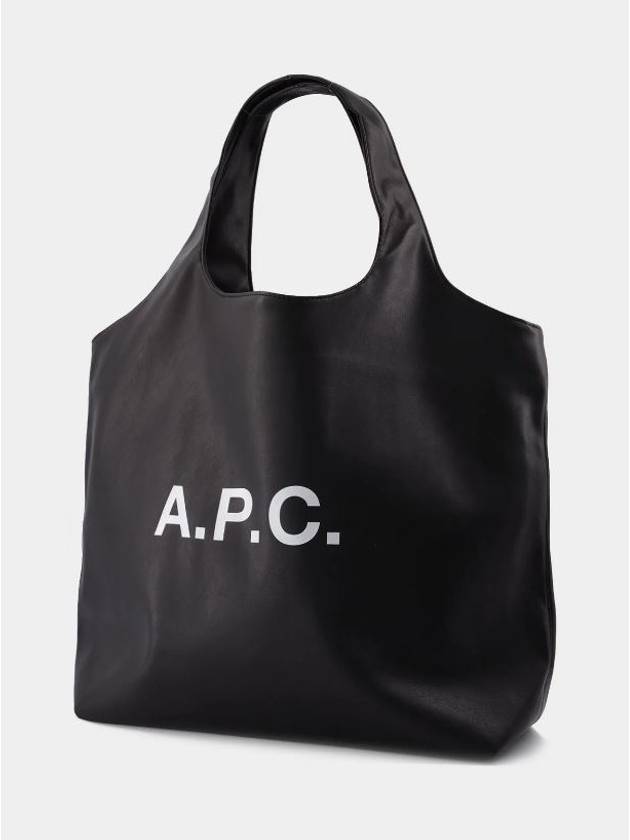 Ninon Logo Print Tote Bag Black - A.P.C. - BALAAN 6