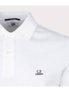 Stretch Piquet Regular Polo Shirt White - CP COMPANY - BALAAN 4