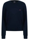 Victoria Embroidery Logo Sweatshirt Navy - A.P.C. - BALAAN 2