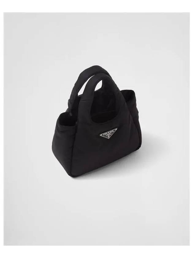 Small Padded Re-Nylon Tote Bag Nero - PRADA - BALAAN 3