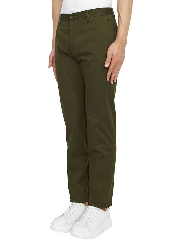 Men's Stretch Cotton Straight Pants Green - ETRO - BALAAN 3