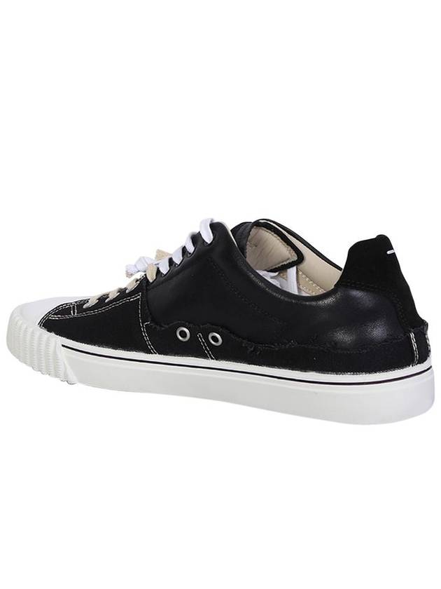 New Evolution Leather Low Top Sneakers Black - MAISON MARGIELA - BALAAN 4