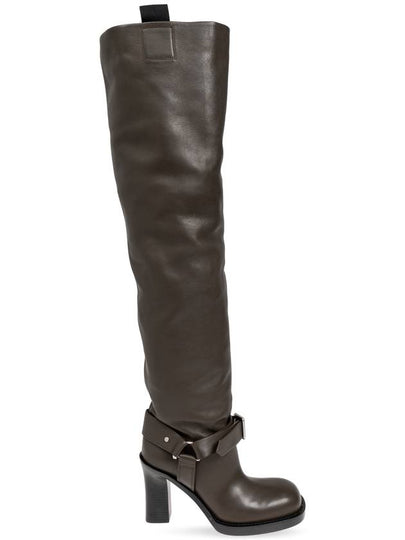 Soft Stirrup Leather Long Boots Snug - BURBERRY - BALAAN 2