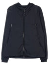 Besar Nylon Hooded Zip-Up Black - MONCLER - BALAAN.