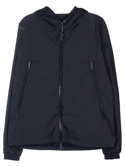 Besar Nylon Hooded Zip-Up Black - MONCLER - BALAAN.