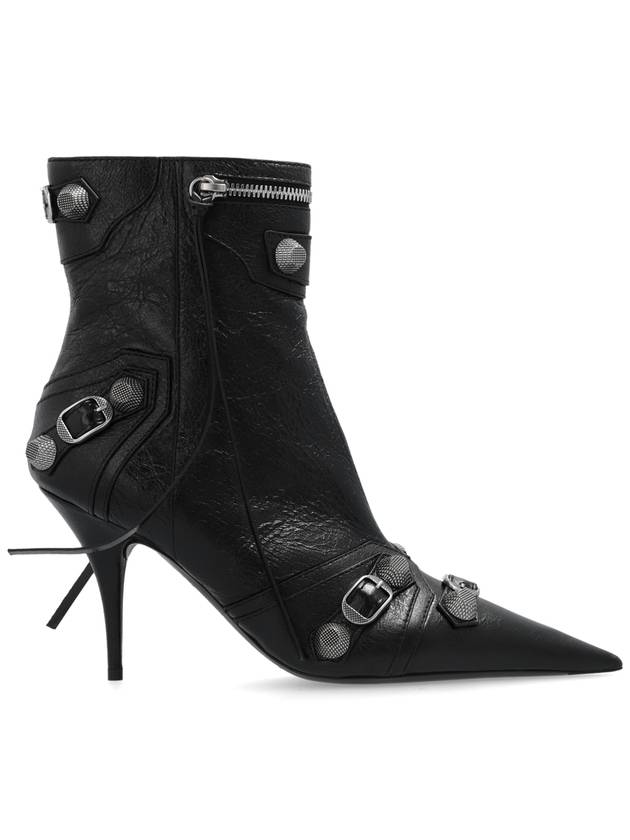 Cagolet Leather Heel Boots Black - BALENCIAGA - BALAAN 2