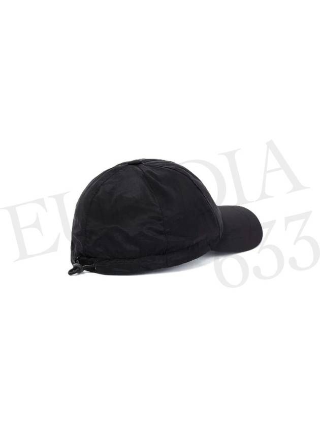 Logo Nylon Metal 6-Panel Ball Cap Black - STONE ISLAND - BALAAN 3