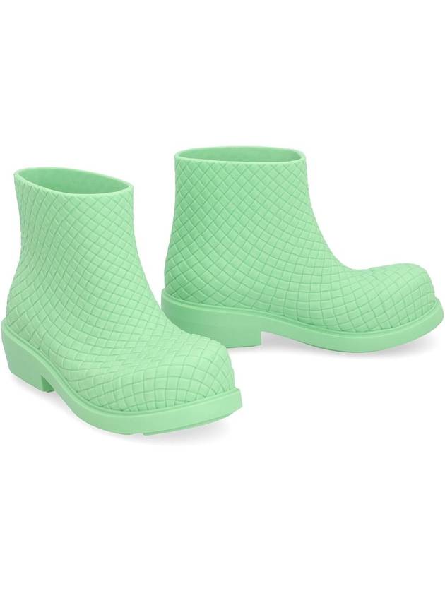 Fireman Rubber Rain Boots Green - BOTTEGA VENETA - BALAAN 4