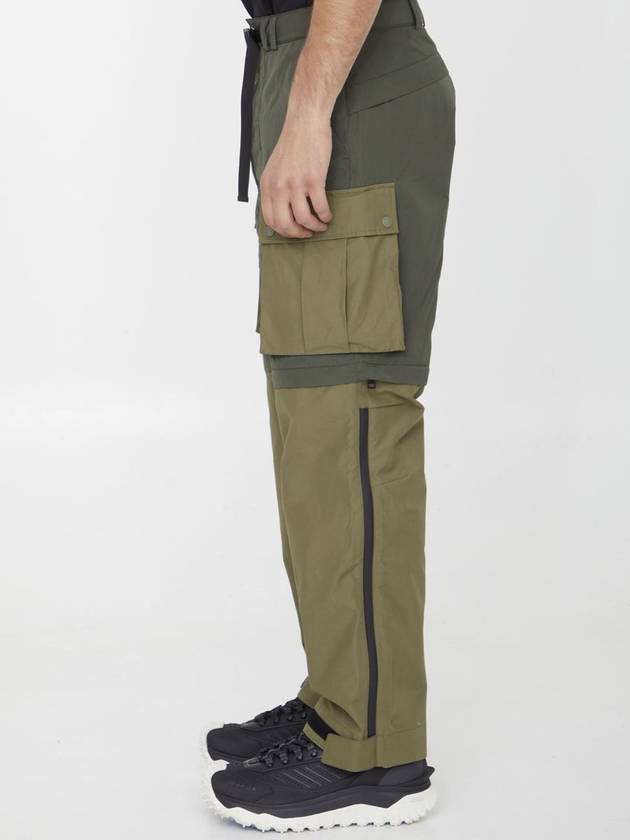 Logo Cargo Track Pants Green - MONCLER - BALAAN 4