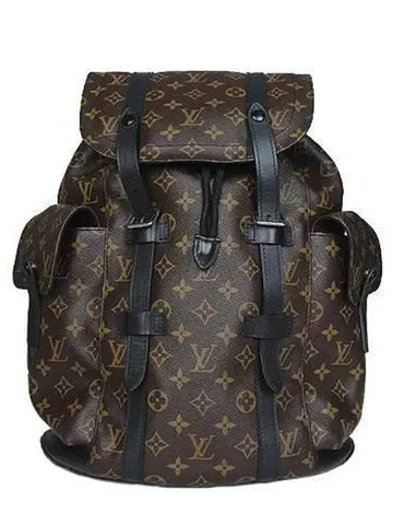 M43735 Monogram Canvas Macassar Christopher PM Backpack - LOUIS VUITTON - BALAAN 1