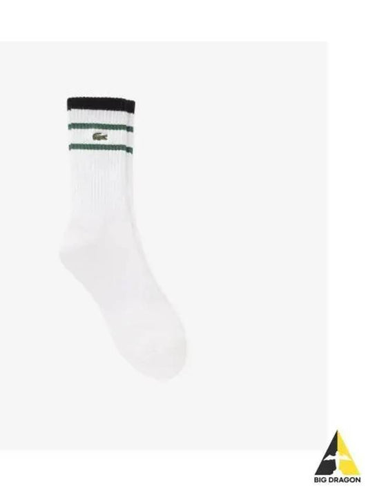 men sport socks white - LACOSTE - BALAAN 1