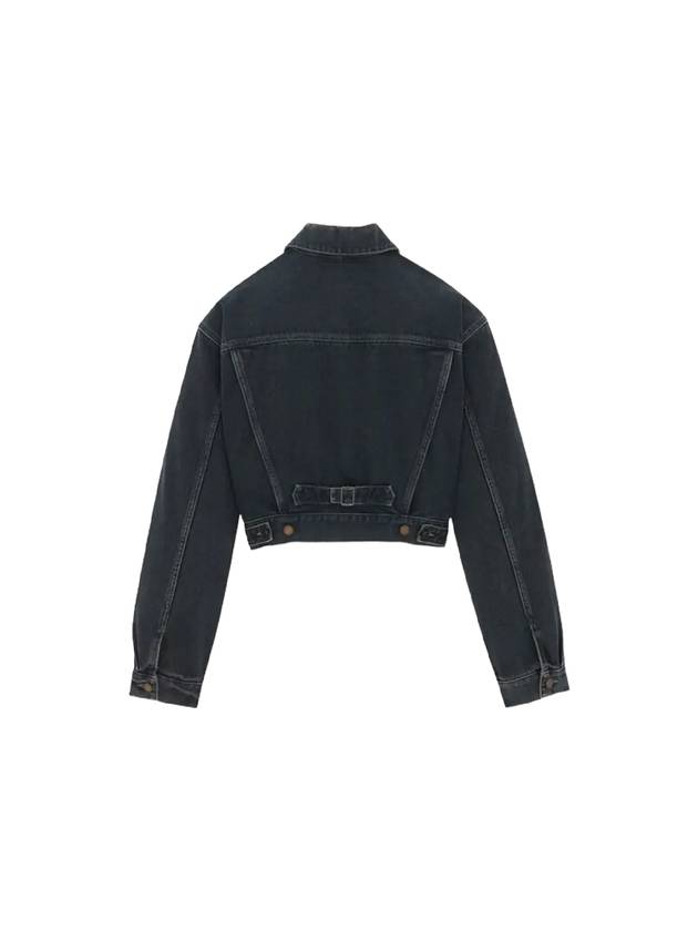 Neo 80s Denim Jacket Black - SAINT LAURENT - BALAAN 3